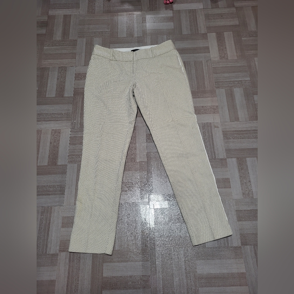 -The Limited khaki printed pants. Size 0